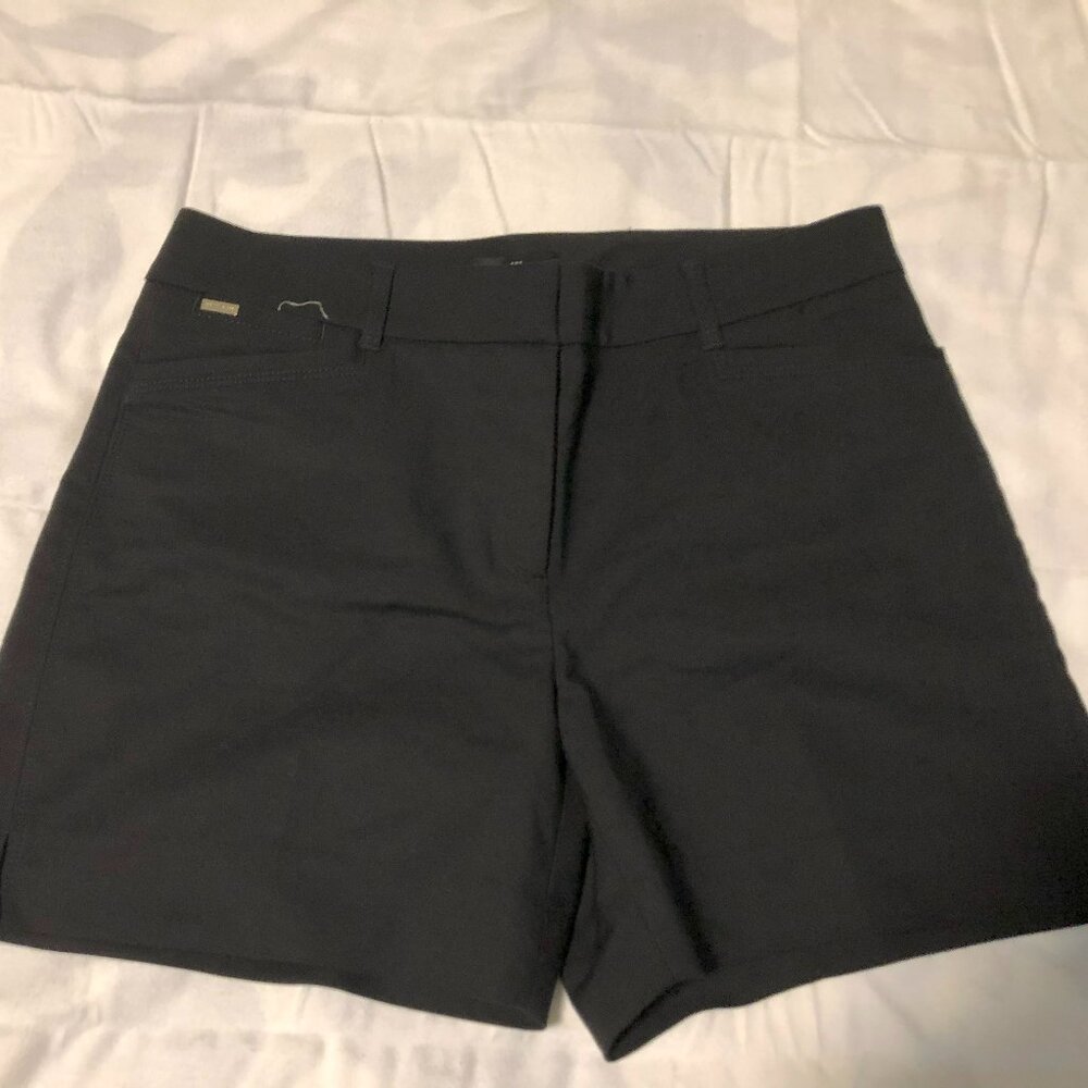 WHBM Black 5" shorts. Size 2.